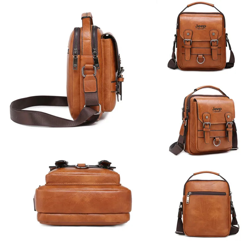 Multi-function Business Handbags Men New Man's Shoulder Bag