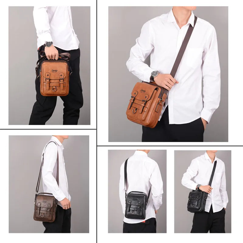 Multi-function Business Handbags Men New Man's Shoulder Bag