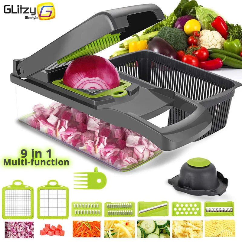 Vegetable Chopper Multifunctional Grater Cutter Kitchen