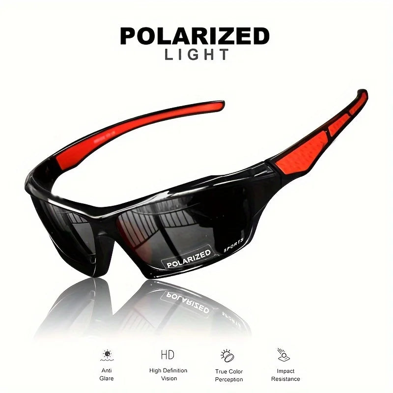 1/3PCS Sports Polarized Sunglasses for Men Lightweight Night Vision Male Shades Cycling Driving Fishing Fashion Mirror Sunglass