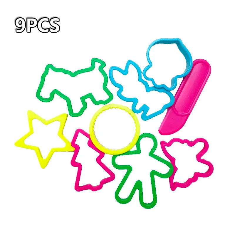 2023 Montessori Toys Inspired Plasticine Mold Toy Set Educational DIY Educational Toys for Dough Tools for Children Kid Boy Gift