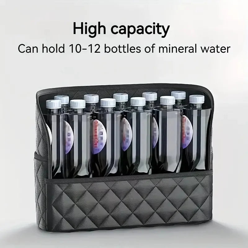 Car Middle Seat Storage Net Large Capacity Leather Bag Seat Back Storage Bag Car Chair Back Supplies Storage Goods Hanging Bag ﻿